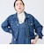 【RM denim】バックひねりデザインショート丈Gジャン