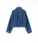【RM denim】バックひねりデザインショート丈Gジャン