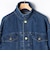 【RM denim】バックひねりデザインショート丈Gジャン