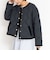 【TAION×LIMONTA】別注ベロアパイピングショートダウン