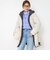 【WEB＆一部店舗限定色アイテム】【TAION/タイオン】ボア×ダウンフードロング(リバーシブル)