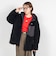 ◇【WEB限定】【TAION/タイオン】ボア×ダウンフーミドル丈ダウン(リバーシブル)