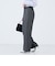 《セットアップ対応》ウォッシャブルバイオツイルタックワイドパンツ