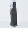 《セットアップ対応》ウォッシャブルバイオツイルタックワイドパンツ