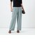 ウォッシャブルシャンブレーツイルワイドパンツ