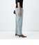 ウォッシャブルシャンブレーツイルワイドパンツ