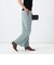 ウォッシャブルシャンブレーツイルワイドパンツ