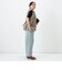 《アンサンブル対応》《手洗い可能》16Gマレーリブ5分袖プルオーバー