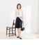 【WEB＆一部店舗限定カラーアイテム】ウォッシャブルレースシャツブラウス