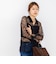 【WEB＆一部店舗限定カラーアイテム】ウォッシャブルレースシャツブラウス
