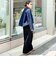 【一部WEB限定サイズ】ウォッシャブルロビンソンツイルデザインパンツ