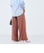 ウォッシャブル強撚ツイルワイドパンツ