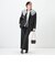 ウォッシャブル強撚ツイルワイドパンツ