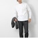 《ビジカジ対応》シルケットスムース クルーネック ドレスロンT 26AW