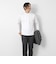 《ビジカジ対応》シルケットスムース クルーネック ドレスロンT 26AW