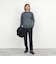 《ビジカジ対応》シルケットスムース クルーネック ドレスロンT 26AW