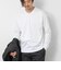 《ビジカジ対応》シルケットスムース Vネック ドレスロンT 26AW
