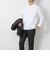《ビジカジ対応》シルケットスムース Vネック ドレスロンT 26AW