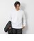 《ビジカジ対応》シルケットスムース Vネック ドレスロンT 26AW