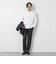 《ビジカジ対応》シルケットスムース Vネック ドレスロンT 26AW