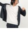 《ビジカジ対応》シルケットスムース Vネック ドレスロンT 26AW