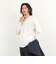 《ビジカジ対応》シルケットスムース Vネック ドレスロンT 26AW