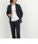 《ビジカジ対応》シルケットスムース Vネック ドレスロンT 26AW