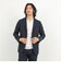 《ビジカジ対応》シルケットスムース Vネック ドレスロンT 26AW