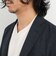 《ビジカジ対応》シルケットスムース Vネック ドレスロンT 26AW
