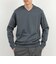 《ビジカジ対応》シルケットスムース Vネック ドレスロンT 26AW