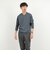 《ビジカジ対応》シルケットスムース Vネック ドレスロンT 26AW