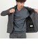 《ビジカジ対応》シルケットスムース Vネック ドレスロンT 26AW