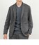 《ビジカジ対応》シルケットスムース Vネック ドレスロンT 26AW