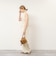 《セットアップ対応》【WALANCE/ワランス】paper knit sleeveless top