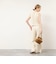 《セットアップ対応》【WALANCE/ワランス】paper knit sleeveless top