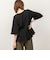 《接触冷感/UVカット》ウォッシャブルハイスペックジャージペプラムプルオーバー