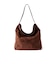 【Un coeur/アンクール】K906019 SUEDE DRAPE ONE SHOULDER