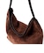【Un coeur/アンクール】K906019 SUEDE DRAPE ONE SHOULDER