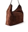 【Un coeur/アンクール】K906019 SUEDE DRAPE ONE SHOULDER