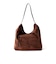 【Un coeur/アンクール】K906019 SUEDE DRAPE ONE SHOULDER