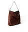 【Un coeur/アンクール】K906019 SUEDE DRAPE ONE SHOULDER