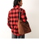 【Un coeur/アンクール】K906019 SUEDE DRAPE ONE SHOULDER