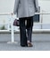 【NOLLEY’S mgr.松葉別注・一部WEB限定色】《セットアップ》ツイルバイヤス洗練美脚パンツ