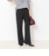 【NOLLEY’S mgr.松葉☆別注サイズ・一部WEB限定カラーアイテム】《セットアップ対応》ツイルバイヤス洗練美脚パンツ