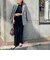 【NOLLEY’S mgr.松葉別注・一部WEB限定色】《セットアップ》ツイルバイヤス洗練美脚パンツ