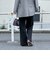 【NOLLEY’S mgr.松葉別注・一部WEB限定色】《セットアップ》ツイルバイヤス洗練美脚パンツ
