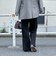 【NOLLEY’S mgr.松葉別注・一部WEB限定色】《セットアップ》ツイルバイヤス洗練美脚パンツ