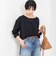 《UVカット/接触冷感/防シワ》ウォッシャブルツイストスリーブプルオーバー