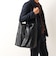 【Un coeur/アンクール】K906018 DRAPE 2WAY TOTE