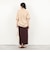 【一部WEB限定カラーアイテム】《セットアップ対応》ウォッシャブルツイルスキッパーシャツ